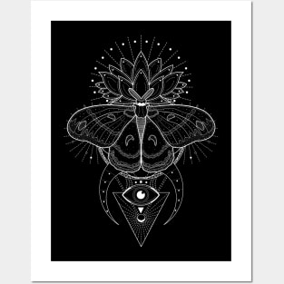 Cecropia Moth | Sacred Geometry Posters and Art